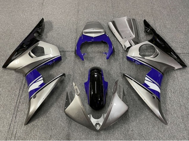 Carenados Moto Yamaha YZF R6 2005 - Plata Azul Negro Blanco Asequibles