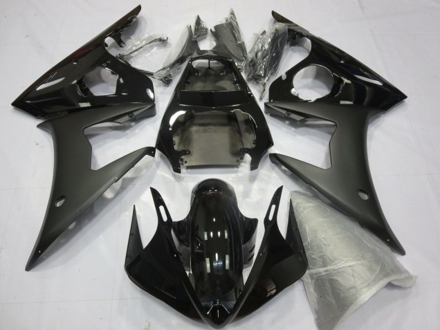 Carenados Moto Yamaha YZF R6 2005 - Negro Brillante Negro Mate Asequibles