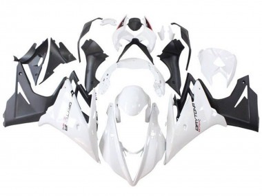 Carenados Moto Triumph Daytona 675 Triple 2013-2016 - Blanco Negro Mate Asequibles