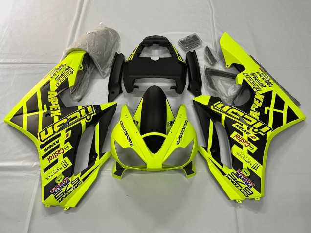 Carenados Moto Triumph Daytona 675 Triple 2006-2008 - Amarillo Negro Mate Asequibles