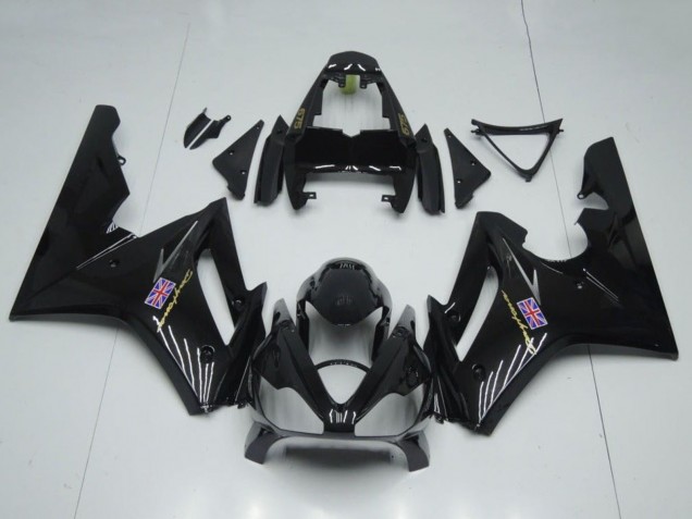 Carenados Moto Triumph Daytona 675 Triple 2006-2008 - Negro Brillante Asequibles