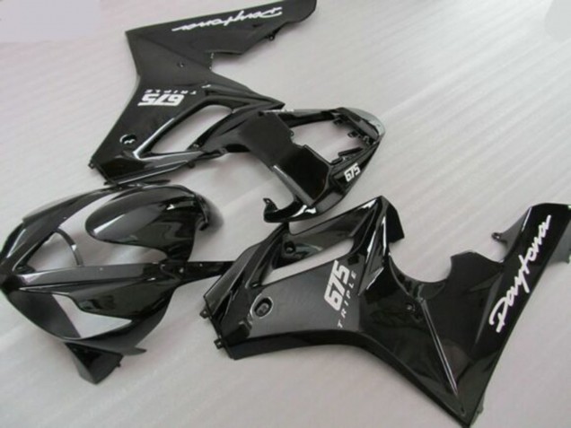 Carenados Moto Triumph Daytona 675 Triple 2006-2008 - Negro Brillante Negro Mate Asequibles