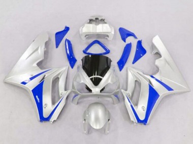 Carenados Moto Triumph Daytona 675 Triple 2006-2008 - Plata Azul Asequibles
