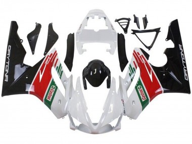 Carenados Moto Triumph Daytona 675 Triple 2009-2012 - Blanco Rojo Verde Negro Brillante Castrol Asequibles