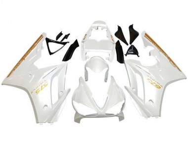 Carenados Moto Triumph Daytona 675 Triple 2009-2012 - Blanco Oro Asequibles