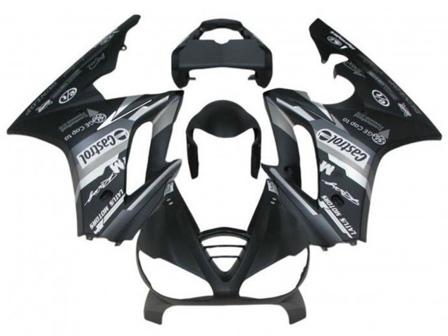 Carenados Moto Triumph Daytona 675 Triple 2009-2012 - Gris Negro Mate Asequibles