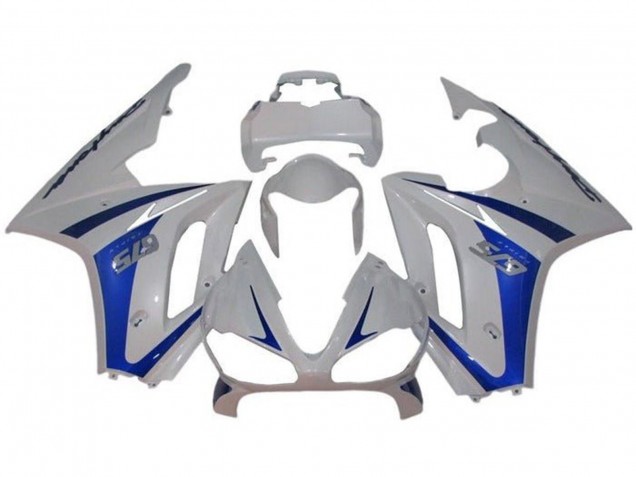 Carenados Moto Triumph Daytona 675 Triple 2009-2012 - Blanco Azul Asequibles