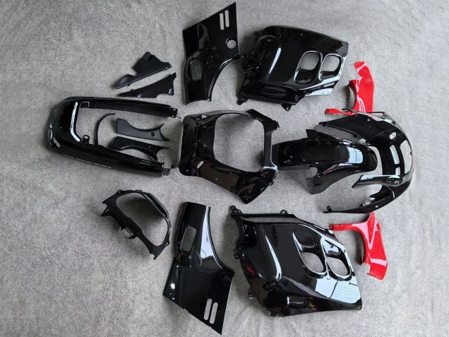 Carenados Moto Honda CBR1000F Hurricane 1987-1988 - Negro Brillante Rojo Asequibles