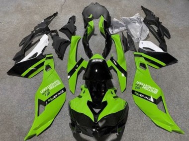 Carenados Moto Kawasaki ZX4R ZX-4RR 2019-2025 - Verde Negro Blanco Asequibles