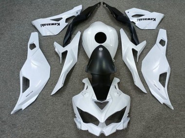 Carenados Moto Kawasaki ZX4R ZX-4RR 2019-2025 - Blanco Negro Mate Asequibles