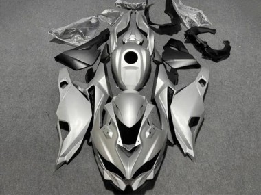 Carenados Moto Kawasaki ZX4R ZX-4RR 2019-2025 - Plata Negro Asequibles