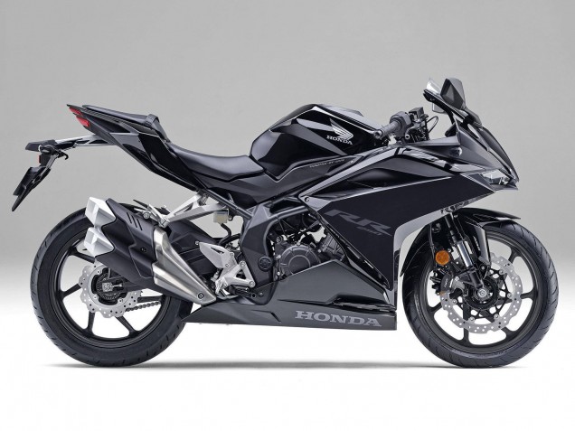 Carenados Moto Honda CBR250RR 2017-2022 - Negro Mate Gris Asequibles