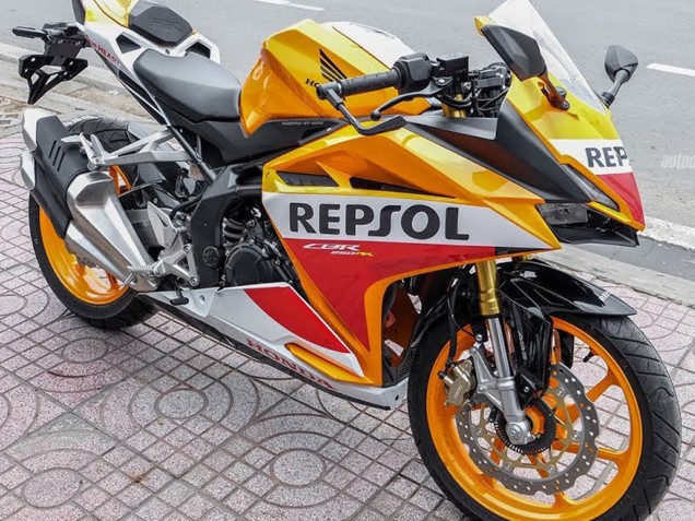Carenados Moto Honda CBR250RR 2017-2022 - Amarillo Blanco Rojo Repsol Asequibles