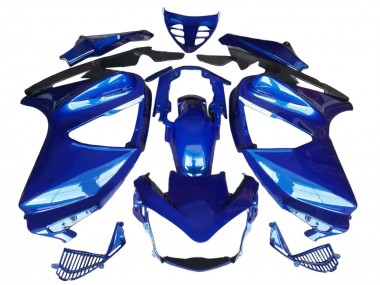 Carenados Moto Honda ST1300 2002-2016 - Azul Negro Mate Asequibles