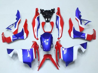 Carenados Moto Honda ADV150 2018-2021 - Blanco Rojo Azul Asequibles