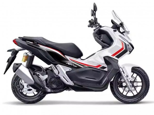 Carenados Moto Honda ADV150 2018-2021 - Blanco Rojo Negro Asequibles
