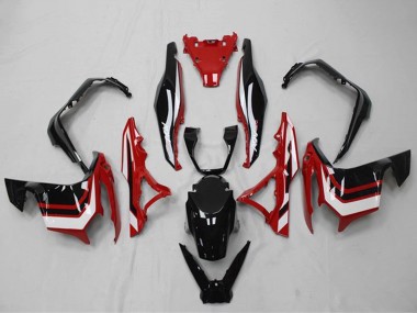 Carenados Moto Honda ADV150 2018-2021 - Blanco Rojo Negro Brillante Asequibles