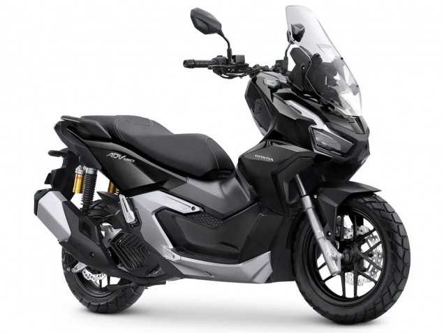 Carenados Moto Honda ADV160 2022-2024 - Plata Negro Mate Asequibles