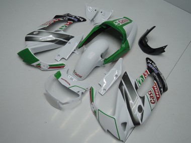 Carenados Moto Honda VTR1000F 1997-2005 - Blanco Verde Negro Brillante Castrol Asequibles