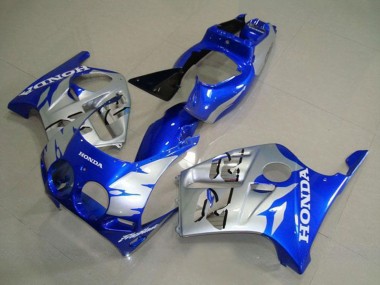 Carenados Moto Honda CBR250RR MC19 1988-1989 - Plata Azul Asequibles