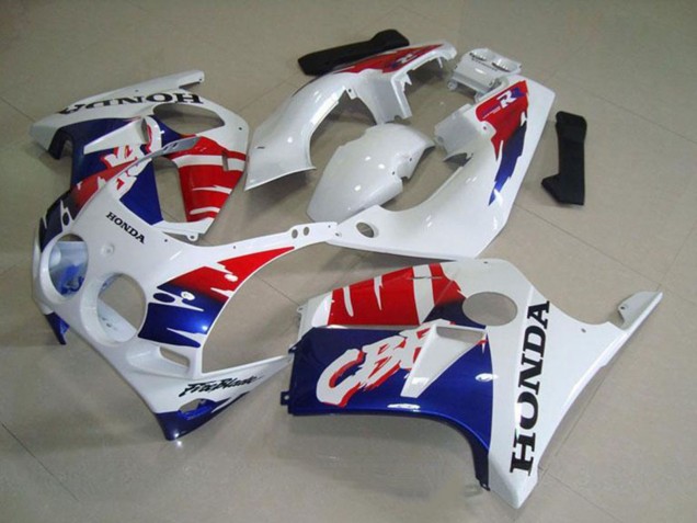 Carenados Moto Honda CBR250RR MC19 1988-1989 - Blanco Rojo Azul Asequibles