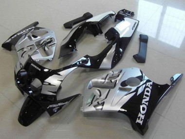 Carenados Moto Honda CBR250RR MC19 1988-1989 - Plata Negro Brillante Asequibles