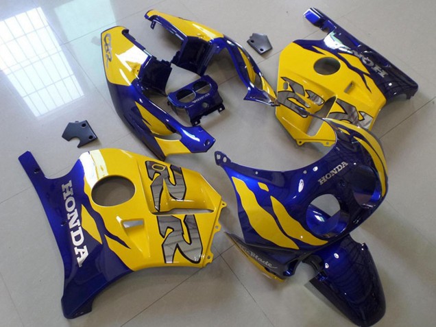Carenado Moto Honda CBR250RR MC22 1990-1998 - Amarillo Azul Asequibles