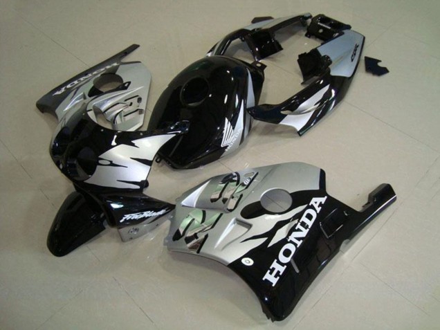 Carenados Moto Honda CBR250RR MC22 1990-1998 - Plata Negro Brillante Asequibles