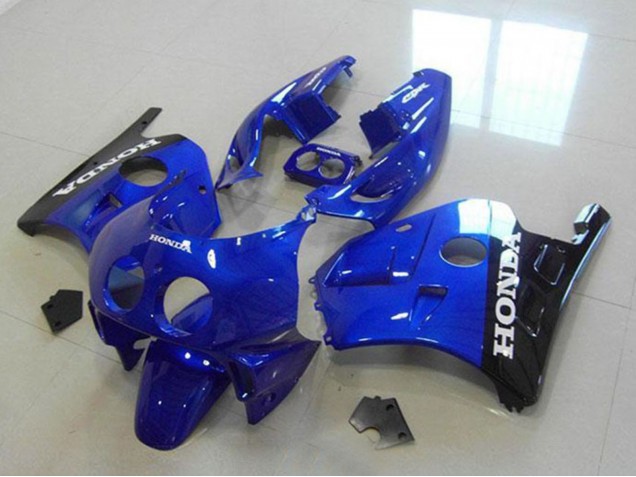 Carenados Moto Honda CBR250RR MC22 1990-1998 - Azul Negro Brillante Blanco Calcomanías Asequibles
