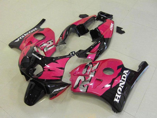 Carenados Moto Honda CBR250RR MC22 1990-1998 - Rosa Negro Brillante Asequibles