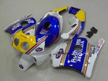 Carenados Moto Honda CBR250RR MC22 1990-1998 - Blanco Azul Amarillo Rothmans Asequibles