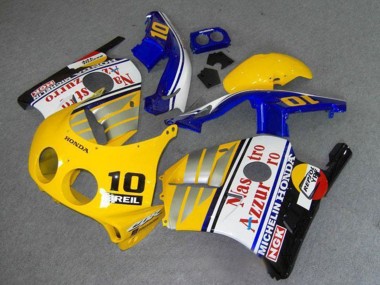 Carenados Moto Honda CBR250RR MC22 1990-1998 - Amarillo Azul Plata Blanco Rojo Nastro Azzurro Breil 10 Asequibles