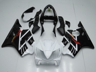 Carenado Moto Honda CBR600 F4i 2001-2003 - Blanco Negro Brillante F Sport Asequibles