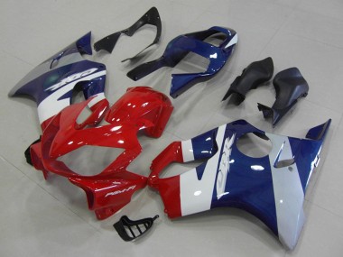 Carenados Moto Honda CBR600 F4i 2001-2003 - Blanco Azul Rojo Asequibles