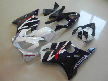 Carenados Moto Honda CBR600 F4i 2001-2003 - Blanco Negro Brillante F Sport Asequibles
