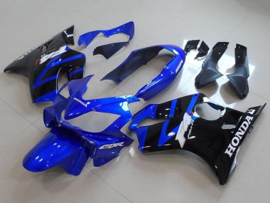 Carenado Moto Honda CBR600 F4i 2004-2007 - Azul Negro Brillante Asequibles