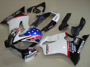 Carenados Moto Honda CBR600 F4i 2004-2007 - Blanco Rojo Azul Negro Brillante Estrella Lee Carrera Asequibles