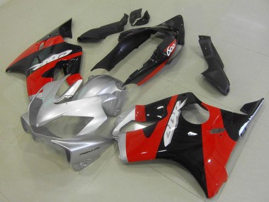 Carenados Moto Honda CBR600 F4i 2004-2007 - Plata Rojo Negro Brillante Asequibles