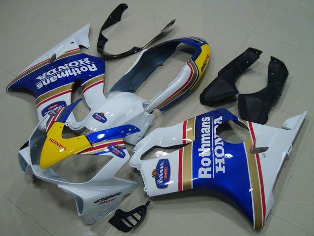 Carenados Moto Honda CBR600 F4i 2004-2007 - Blanco Azul Amarillo Rothmans Asequibles
