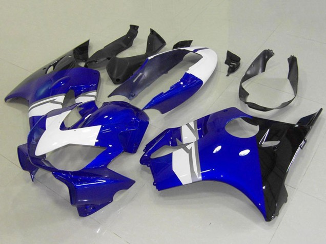 Carenados Moto Honda CBR600 F4i 2004-2007 - Blanco Azul Negro Brillante Asequibles