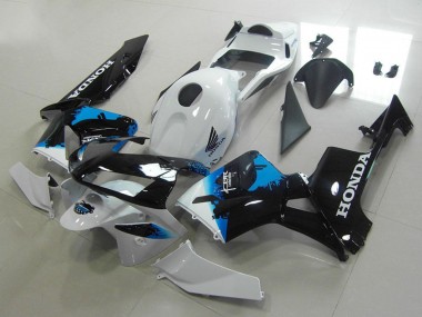 Carenados Moto Honda CBR600RR 2003-2004 - Blanco Azul Negro Brillante Asequibles