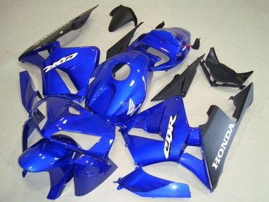 Carenados Moto Honda CBR600RR 2005-2006 - Azul Negro Blanco Calcomanía Asequibles