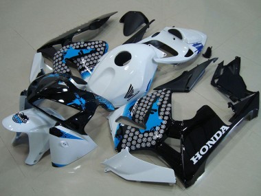 Carenados Moto Honda CBR600RR 2005-2006 - Blanco Azul Negro Asequibles