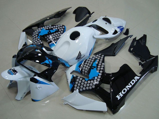 Carenados Moto Honda CBR600RR 2005-2006 - Blanco Azul Negro Asequibles