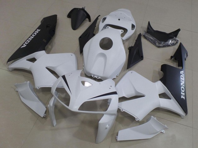 Kit Carenados Moto Honda CBR600RR 2005-2006 - Blanco Negro Asequibles