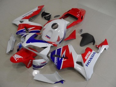 Carenados Moto Honda CBR600RR 2005-2006 - Blanco Rojo Azul Motul HRC Asequibles