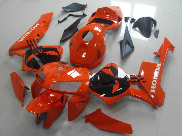Carenado Moto Honda CBR600RR 2005-2006 - Naranja Negro Asequibles