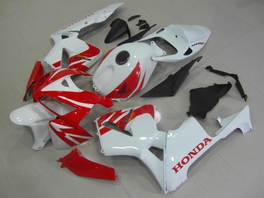 Carenados Moto Honda CBR600RR 2005-2006 - Blanco Rojo Asequibles