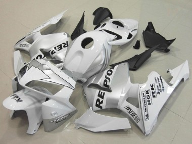 Carenados Moto Honda CBR600RR 2005-2006 - Blanco Plata Negro Repsol Asequibles