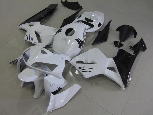 Kits Carenado Moto Honda CBR600RR 2005-2006 - Blanco Negro Asequibles